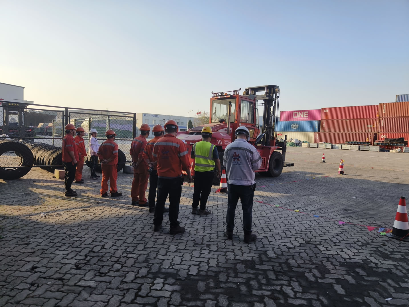 2023年9-10月工会组织开展的操作司机技能竞赛