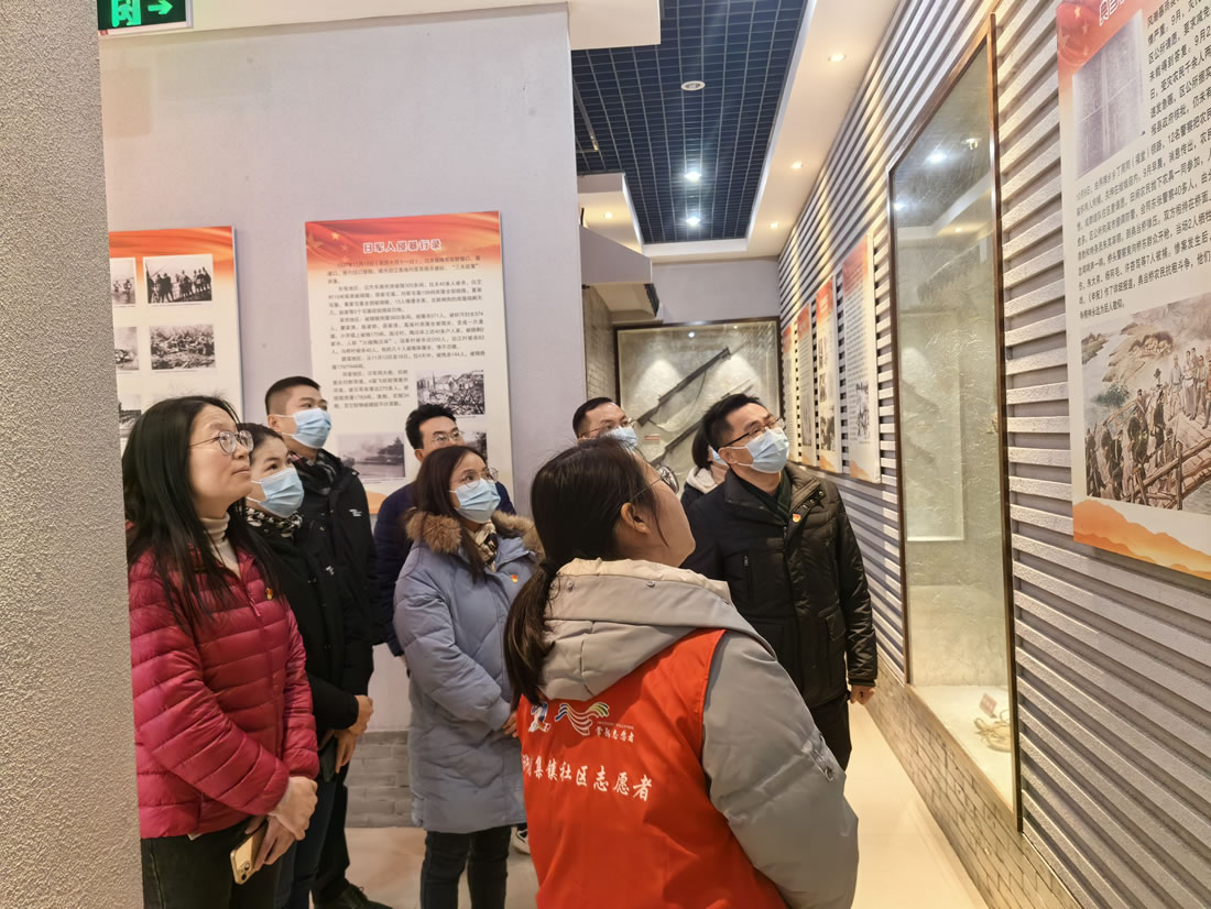 2024年1月，五彩堂港口党支部和广西广源物流党支部共建参观碧溪革命传统教育馆